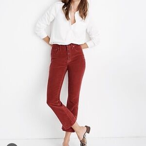 Madewell Cali denim corduroy boot